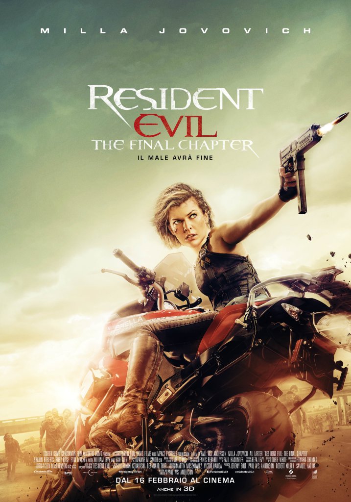 “Resident Evil: The Final Chapter” (2017) con Milla Jovovich  – LA RECENSIONE