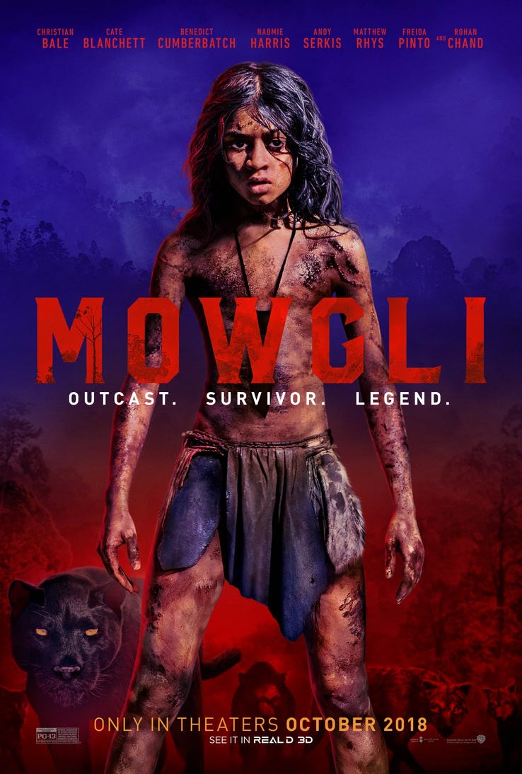 MOWGLI: il film di Andy Serkis non più al cinema ma su Netflix