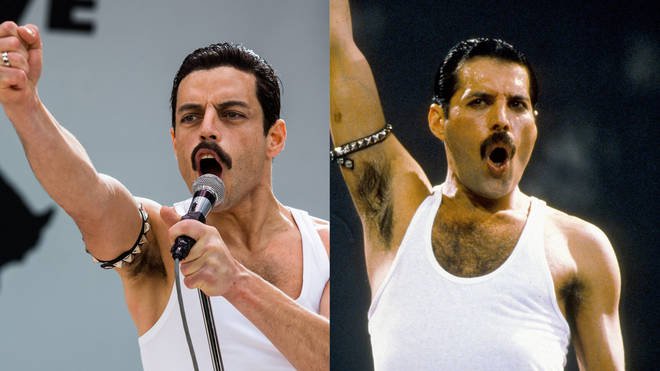 “Bohemian Rhapsody”, Rami Malek è identico a Freddie Mercury: le esibizioni a confronto