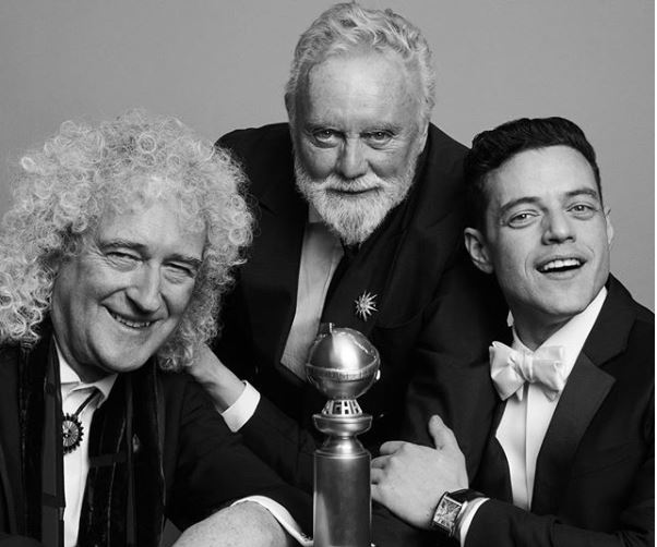 Bohemian Rhapsody: tutte le foto dei protagonisti vittoriosi ai Golden Globes
