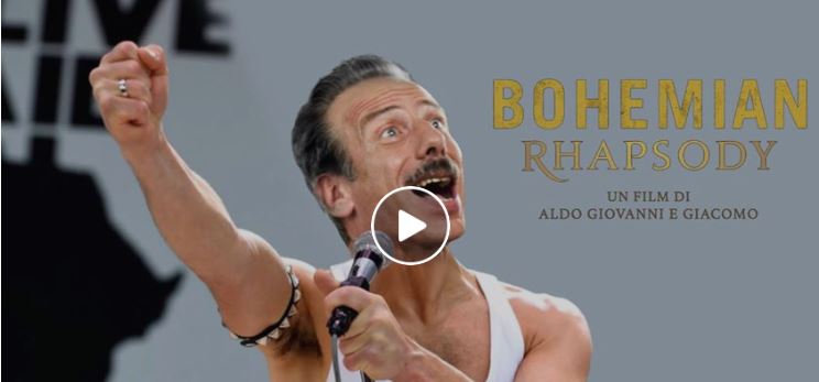 Bohemian Rhapsody alla Aldo, Giovanni e Giacomo in un divertente video