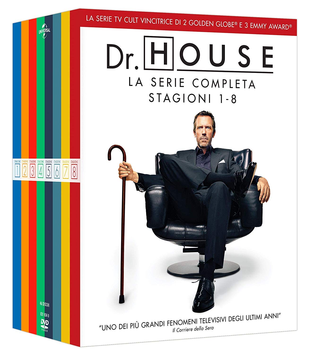 Dr.House in home video con il cofanetto dvd contenente le 8 stagione