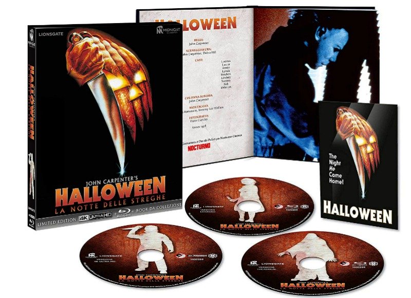 “Halloween – La notte delle streghe”, cofanetto da collezione per la prima volta in 4K e Blu-Ray