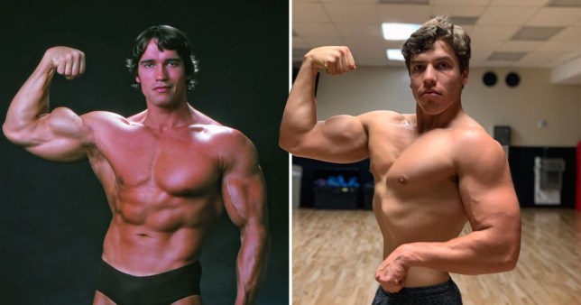 Il figlio di Arnold Schwarzenegger in posa come il padre 42 anni dopo: incredibile somiglianza