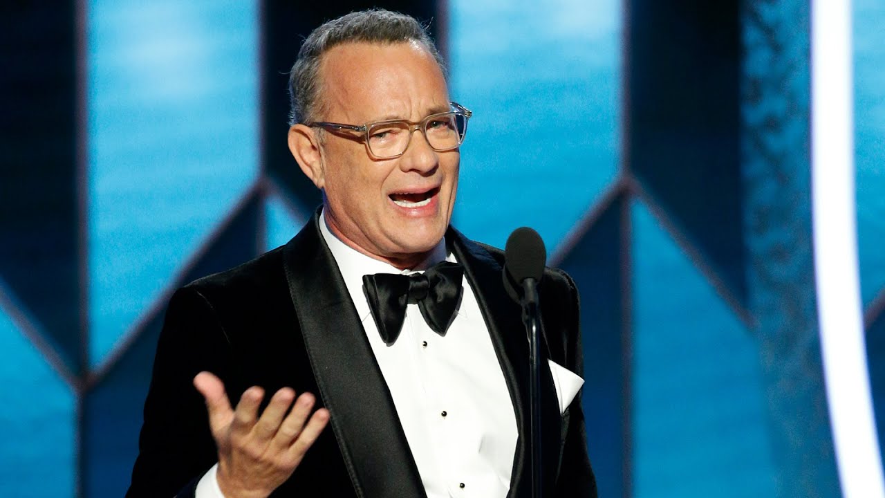 Tom Hanks, premio alla carriera e commozione ai Golden Globe