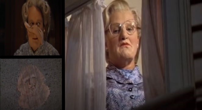 Mrs Doubtfire in versione film horror: il risultato è meraviglioso (VIDEO)