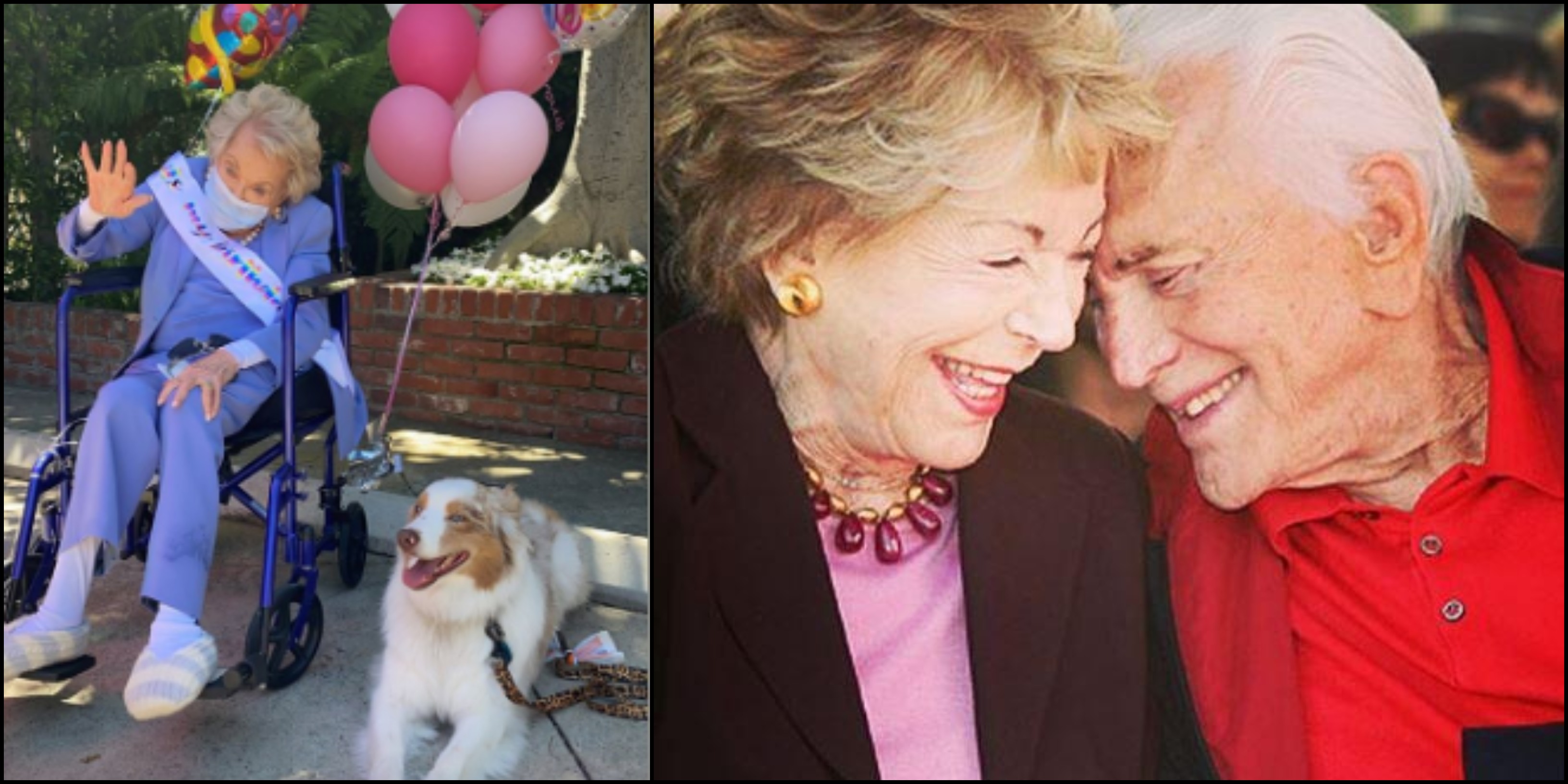 La moglie di Kirk Douglas compie 101 anni: è il primo compleanno senza l’amato marito