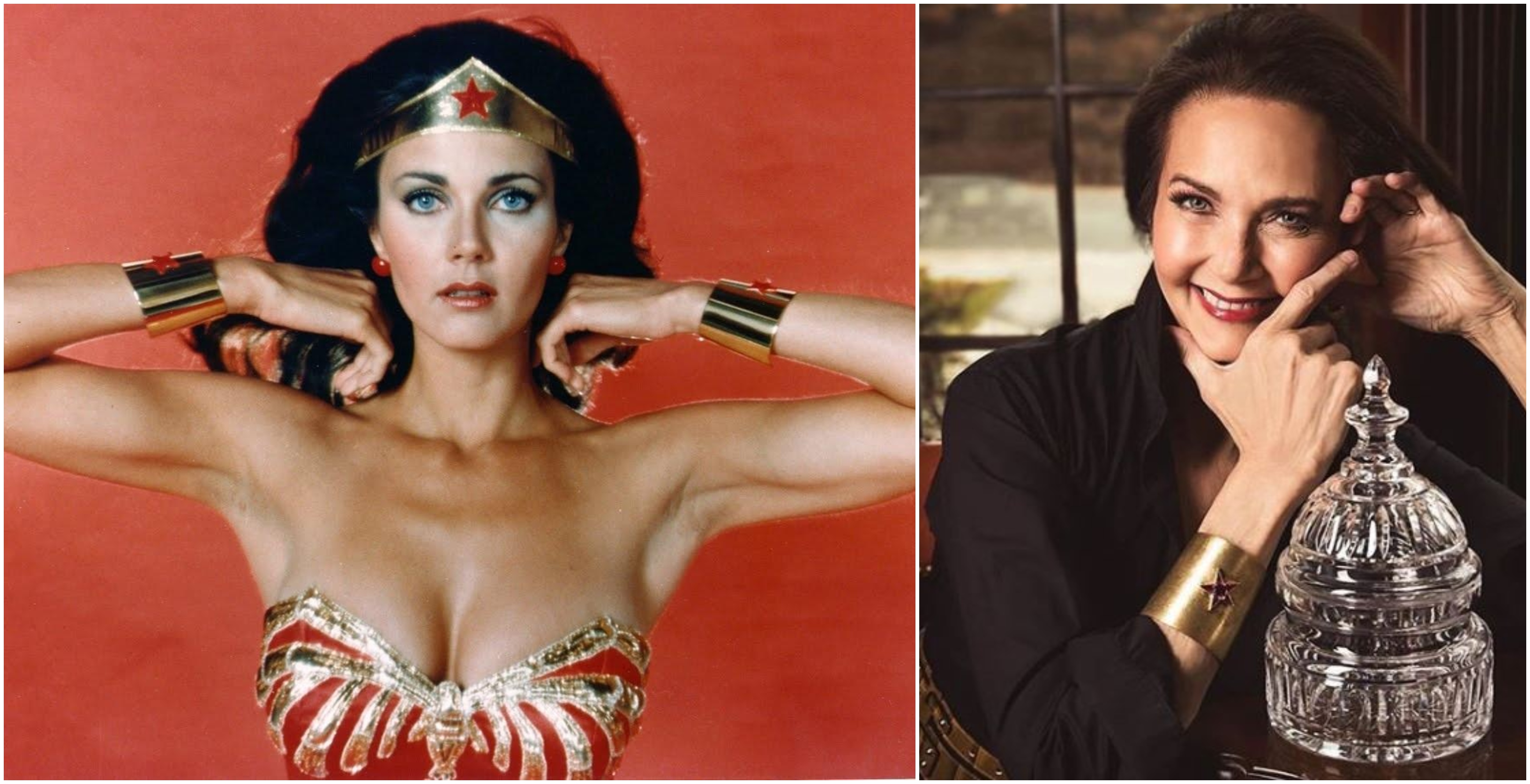 Lynda Carter indossa ancora i bracciali di Wonder Woman: “Mi fanno sentire una tosta”