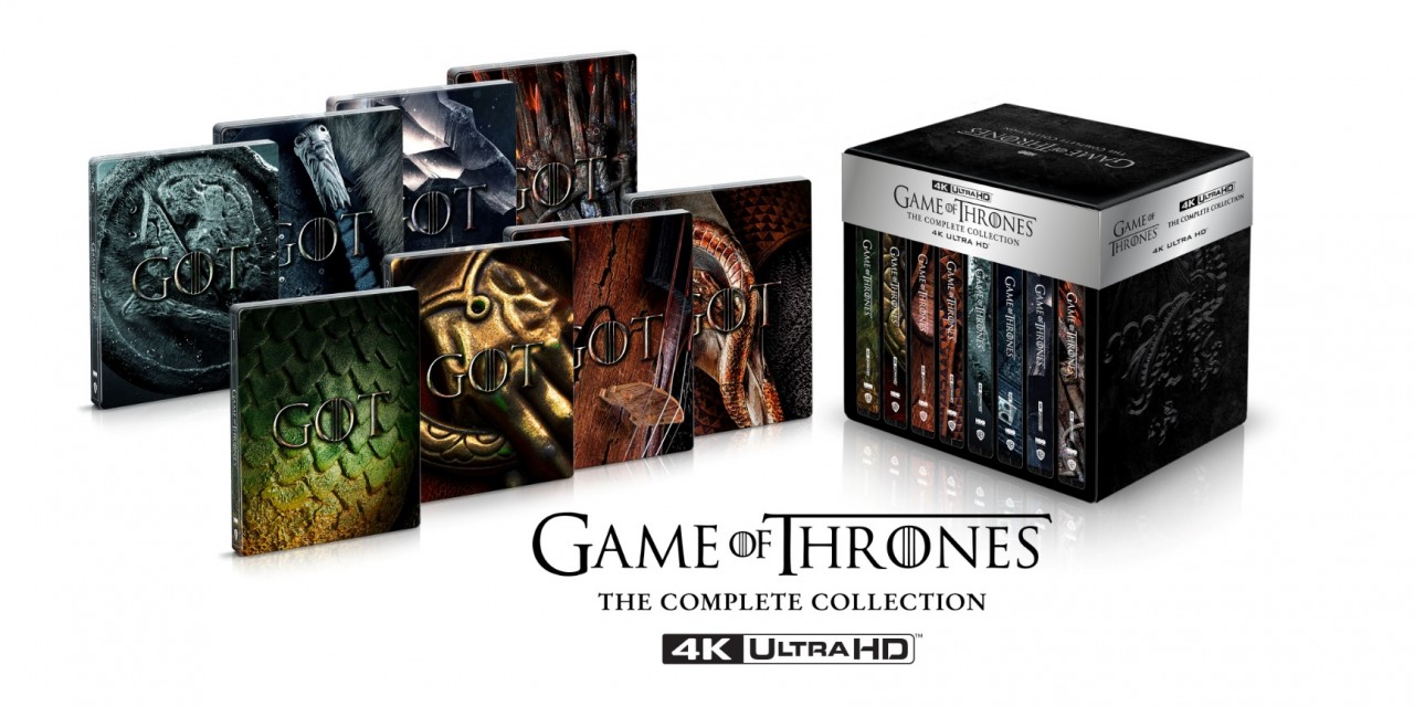 Il Trono di Spade: dal 12 Novembre in uscita il cofanetto deluxe steelbook Limited Edition in 4K Ultra HD Blu-ray