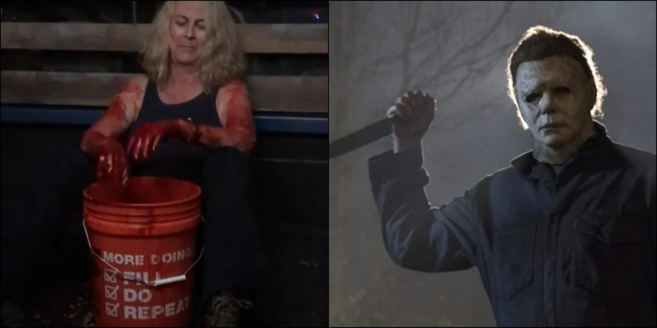 Halloween Kills, Jamie Lee Curtis in un video dal set molto… sanguinolento