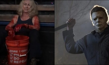 Halloween Kills, Jamie Lee Curtis in un video dal set molto… sanguinolento