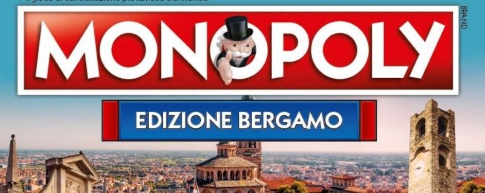 Monopoly ma con la mappa di Bergamo, a sostegno della rinascita post Covid