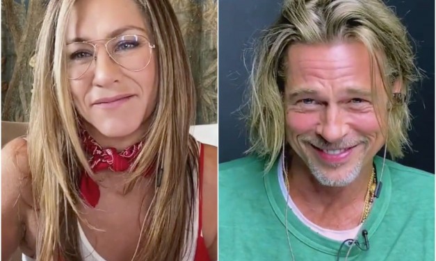Brad Pitt e Jennifer Aniston: il sogno erotico nel bel mezzo della reunion virtuale