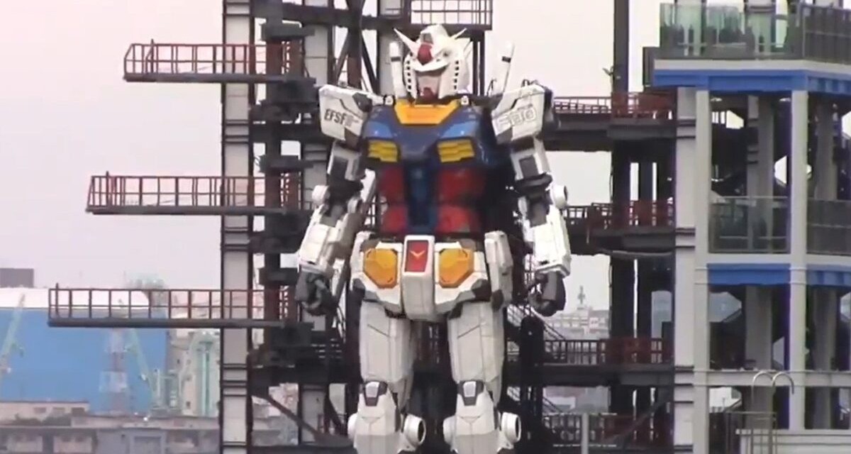 Gundam: il robot anni ‘80 diventa realtà e muove i primi passi, ecco l’incredibile video