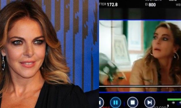 Claudia Gerini rischia pesante incidente sul set: ecco il video postato su Instagram