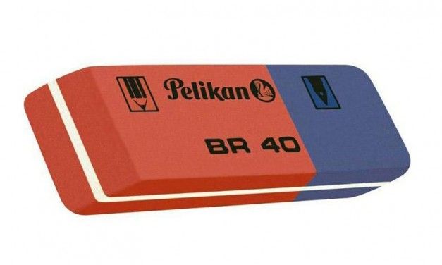 Il lato blu della gomma da cancellare: ecco a cosa serviva