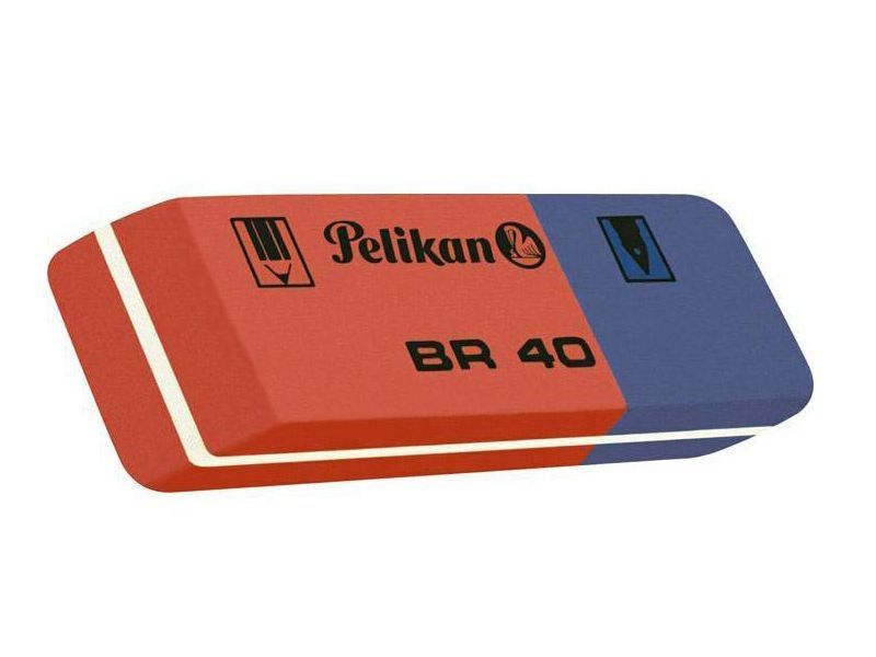 Il lato blu della gomma da cancellare: ecco a cosa serviva