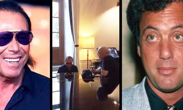 Venditti canta con Billy Joel davanti un bicchiere di vino: ecco il video social