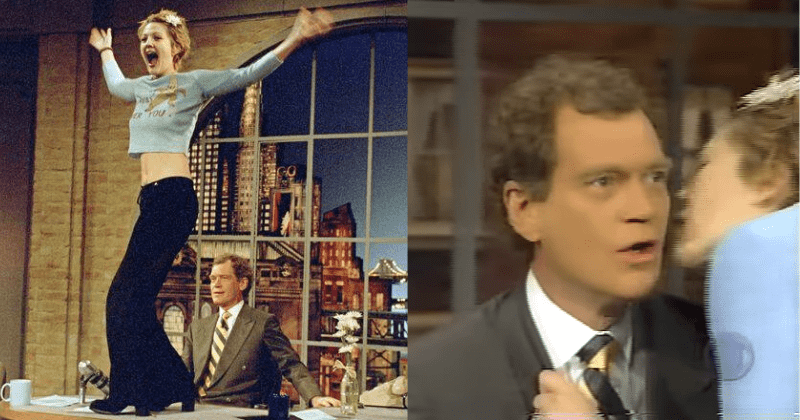 Quella volta in cui nel 1995 Drew Barrymore mostrò il seno a David Letterman in diretta