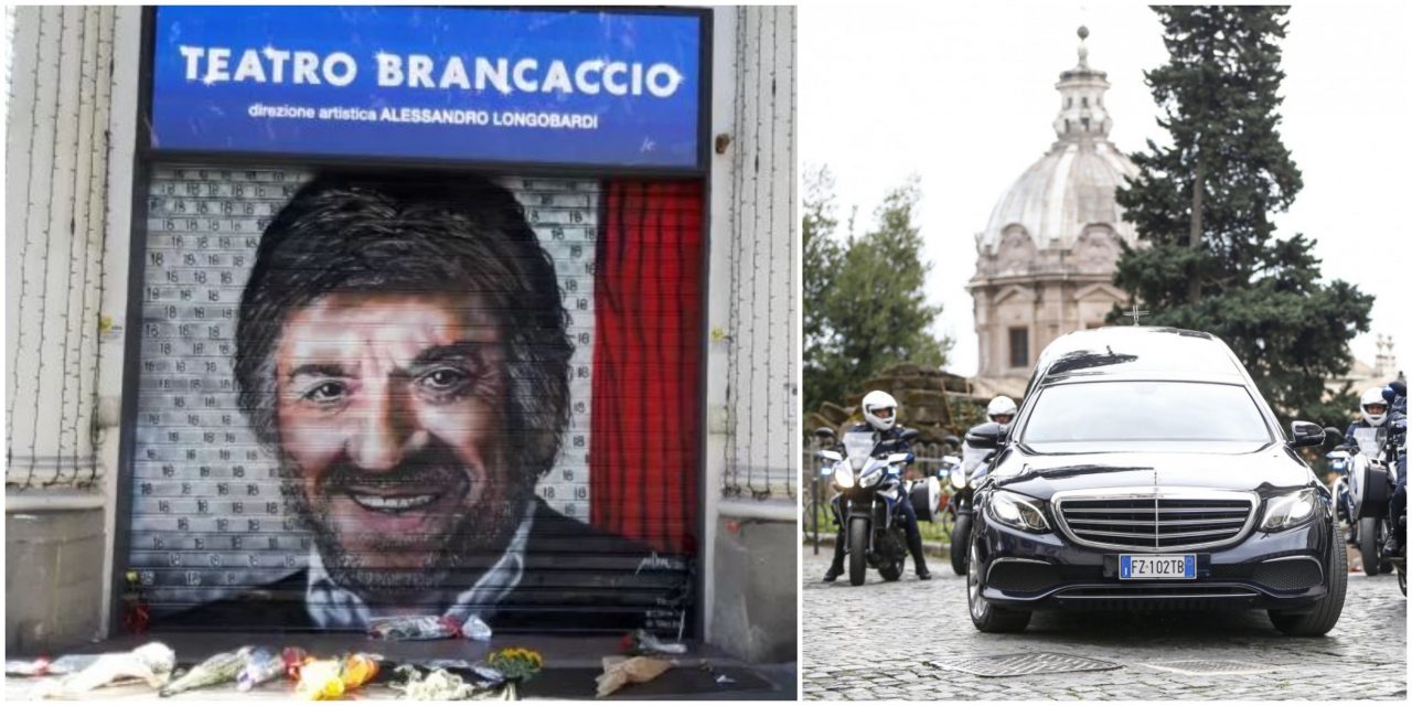 Gigi Proietti, caos con la sua salma ancora in attesa di essere cremata