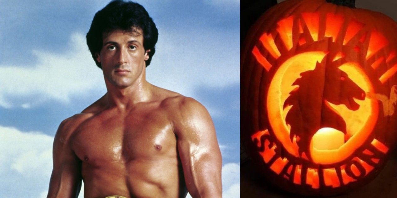 Sylvester Stallone si fa la zucca di Halloween a tema Rocky “Italian Stallion”