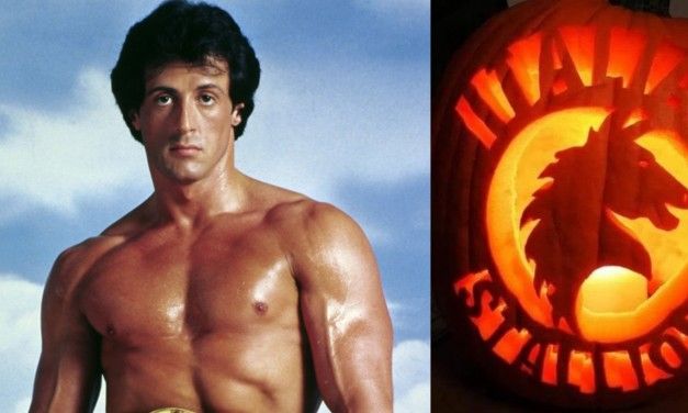 Sylvester Stallone si fa la zucca di Halloween a tema Rocky “Italian Stallion”