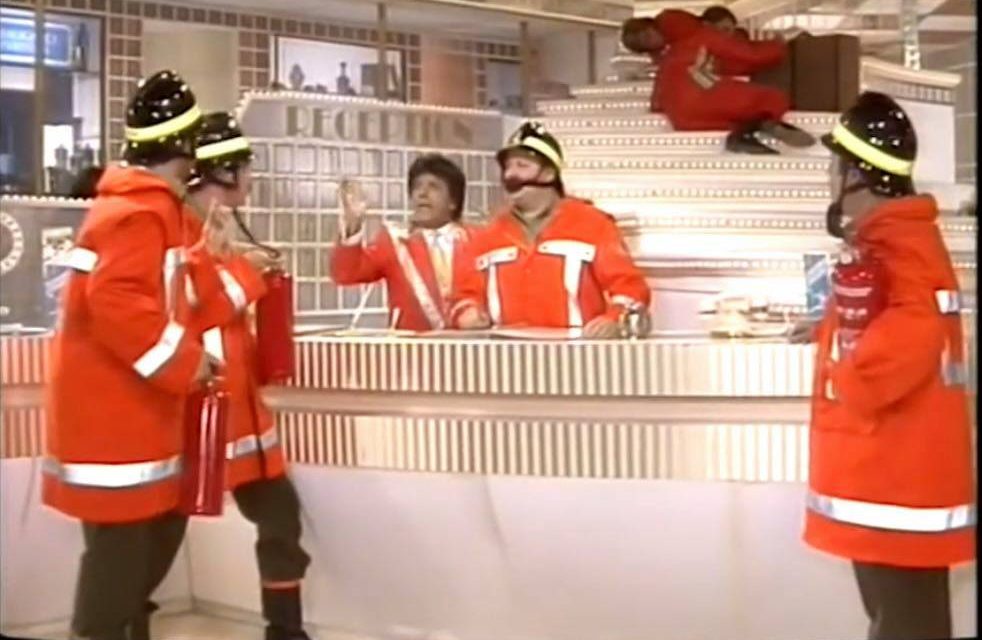 Franco Franchi: quando presentò il film “I Pompieri” con tutto il cast a “Grand Hotel” nel 1985