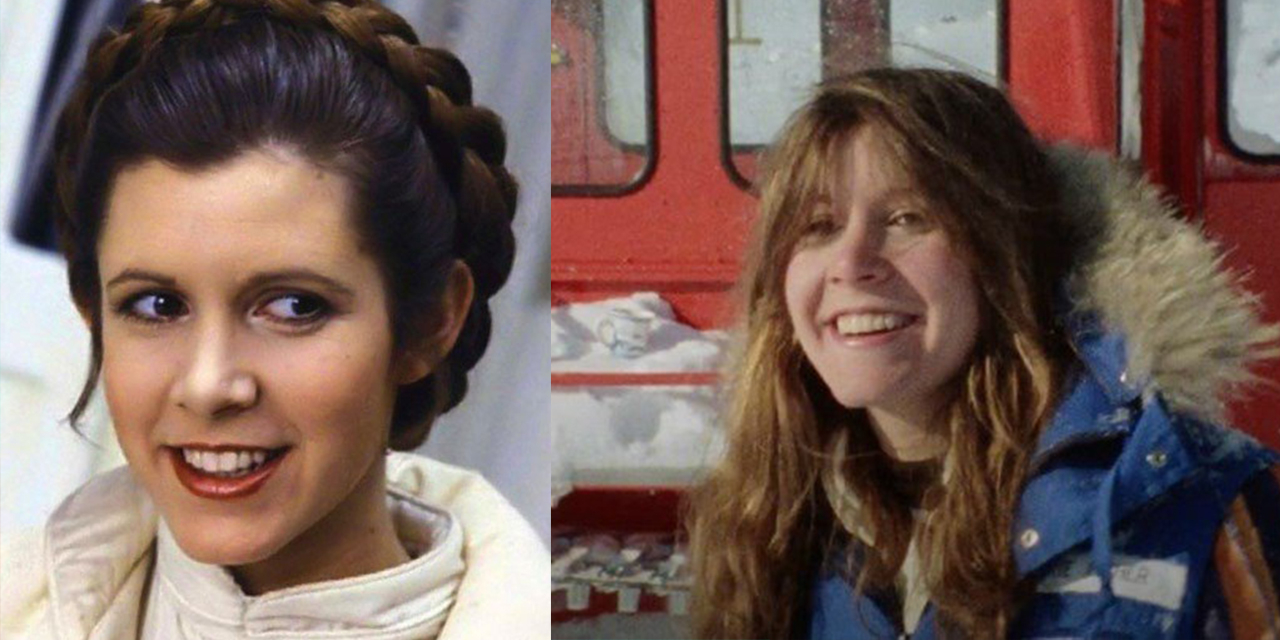 Carrie Fisher ci lasciava 6 anni fa: eccola in un video inedito sul set di Guerre Stellari