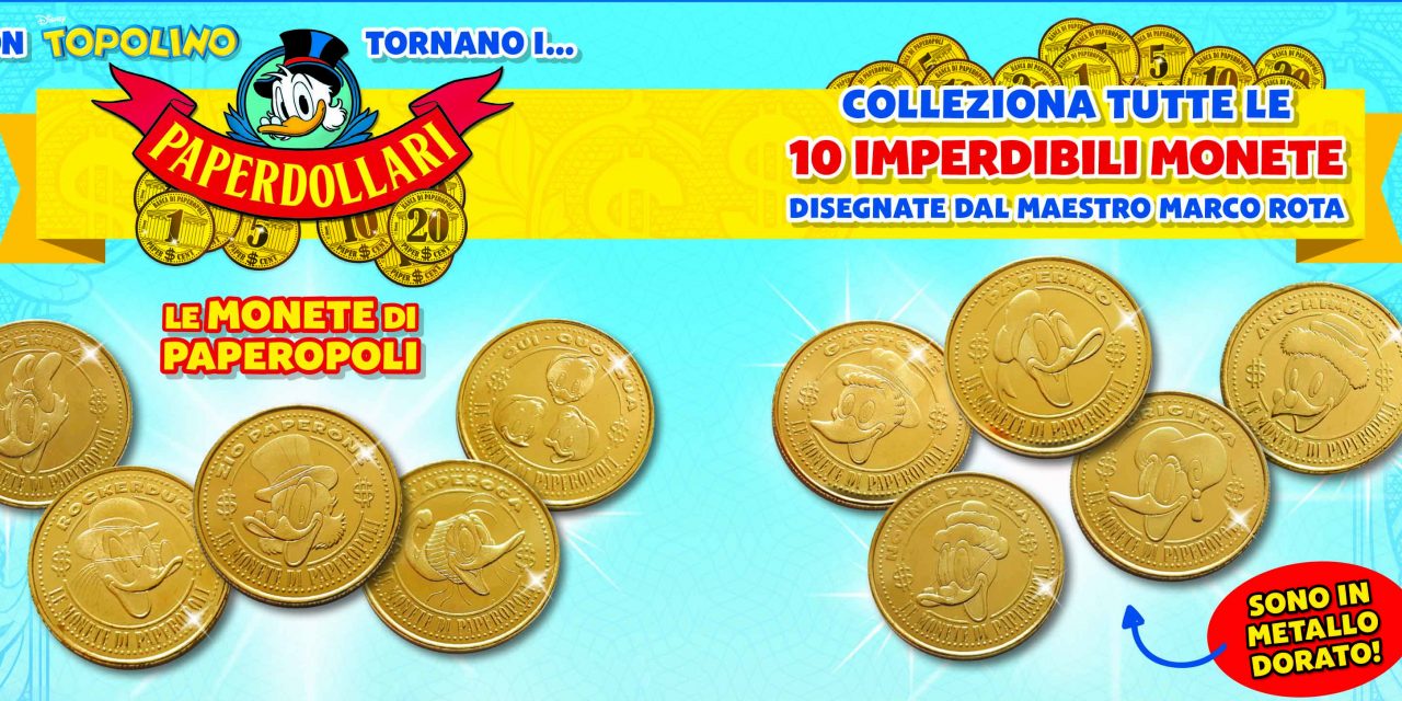 Topolino presenta i Paperdollari: 10 imperdibili monete da collezionare