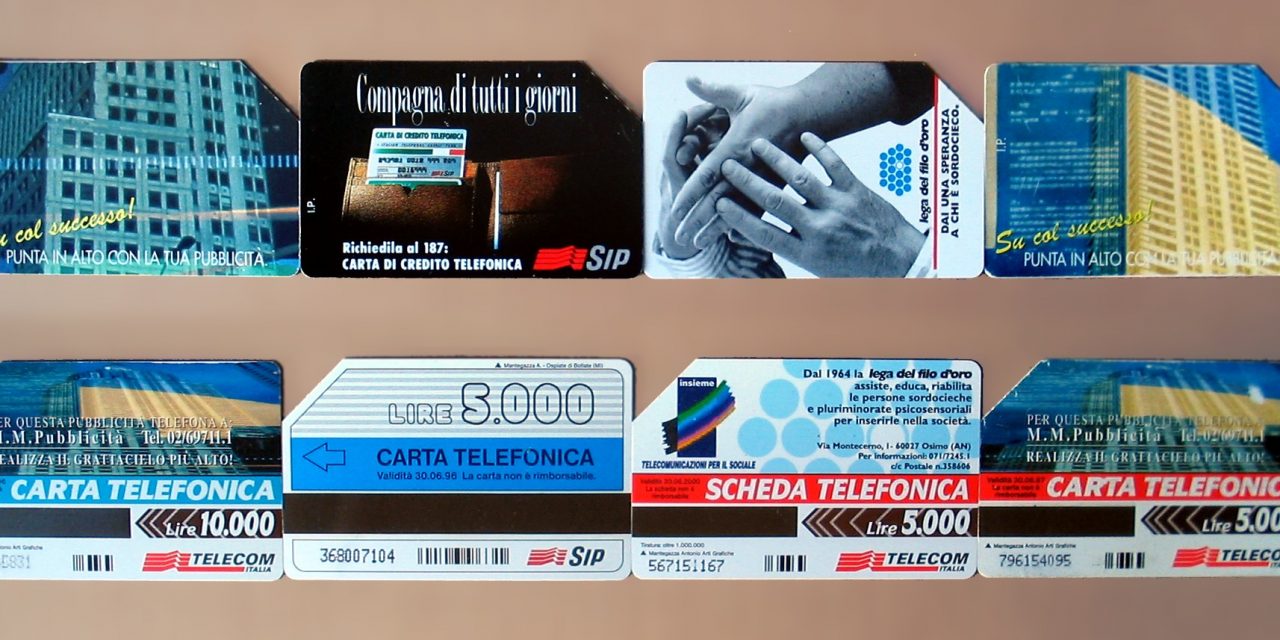 Le schede telefoniche anni ’80/’90: storia e valore di tanta nostalgia