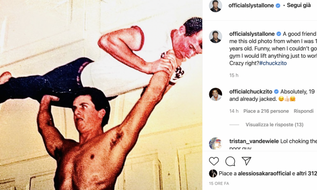 Sylvester Stallone a 19 anni: “Sollevavo qualsiasi cosa pur di allenarmi”