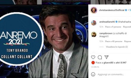 Compagni di Scuola, Christian De Sica propone Tony Brando con “Collant collant” per Sanremo