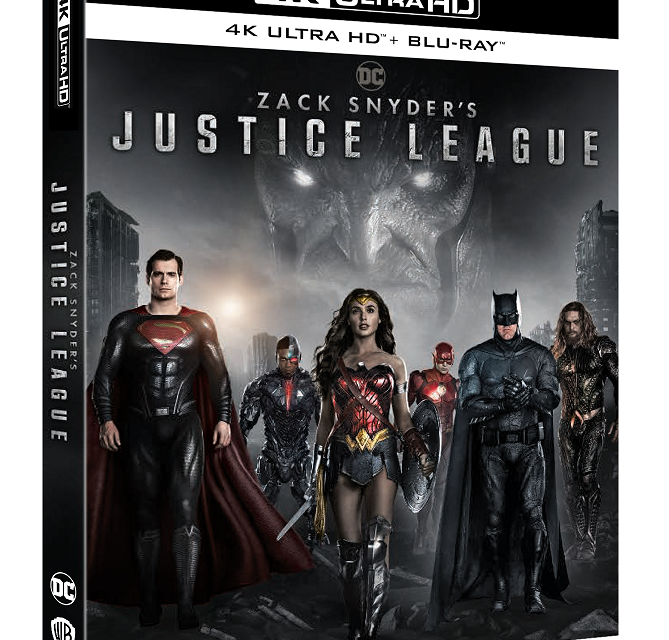 ZACK SNYDER’S JUSTICE LEAGUE disponibile in DVD, Blu-Ray e 4K