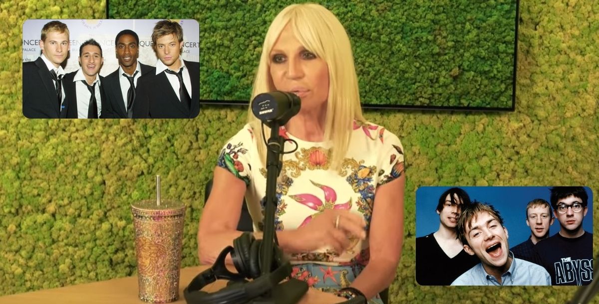 Donatella Versace invitò i Blue a un evento, ma voleva i Blur: “Sbagliai pronuncia, quando me li sono trovati davanti volevo morire”