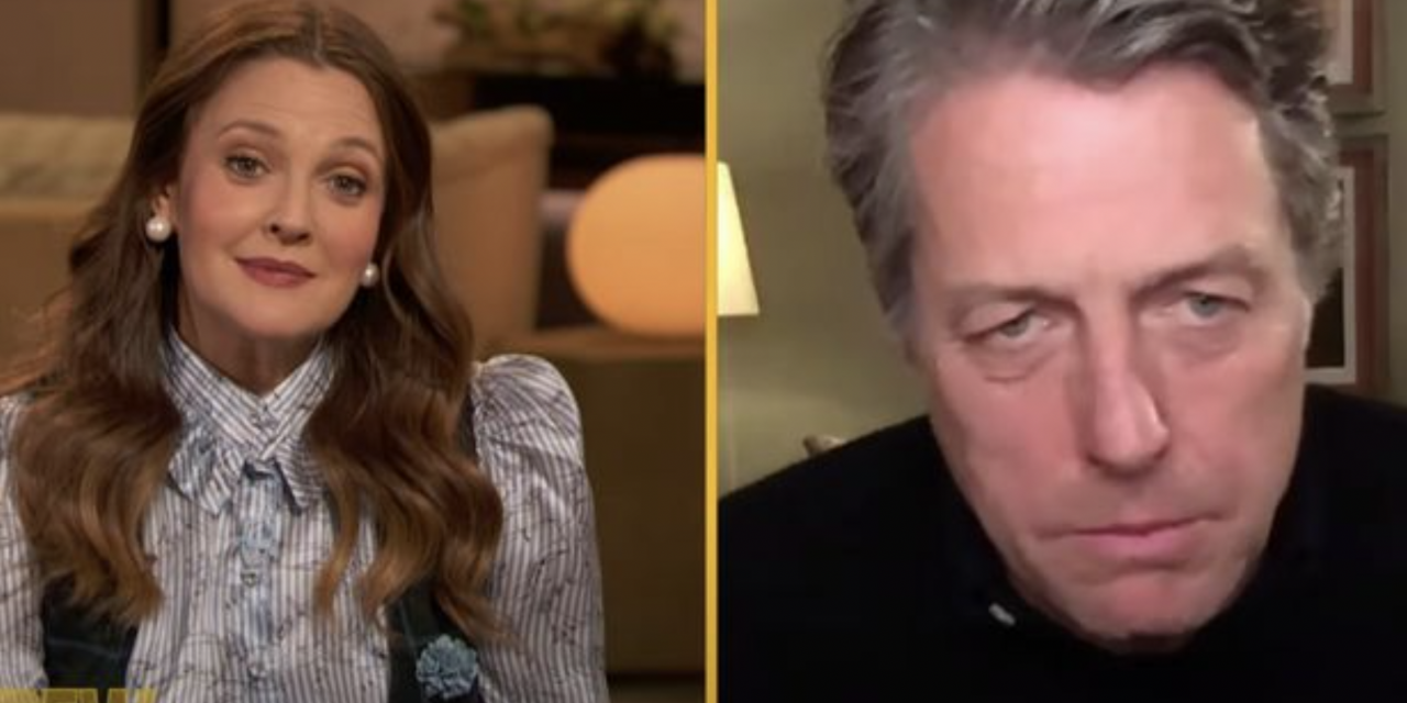 Drew Barrymore e Hugh Grant rivelano di essersi baciati per 10 minuti da ubriachi in un ristorante