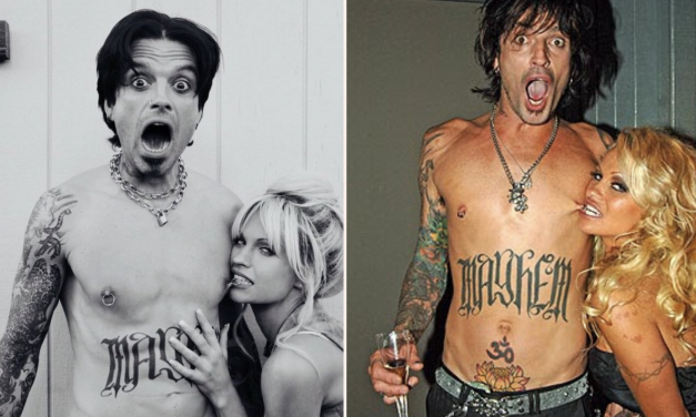 Lily James e Sebastian Stan nei panni di Pamela Anderson e Tommy Lee per la serie “Pam & Tommy”