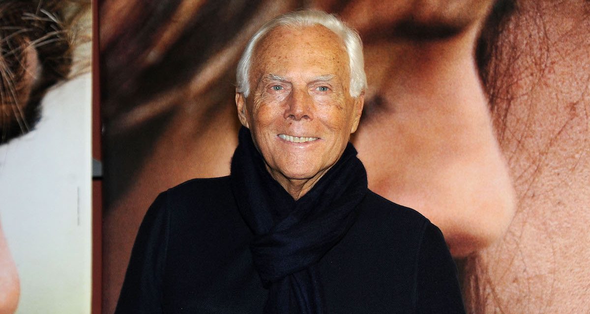 Giorgio Armani, incidente al cinema: “Sono finito in ospedale per 15 giorni con 17 punti al braccio”