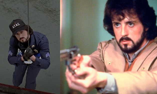 I falchi della notte, Sylvester Stallone: “Stare appeso dalla funivia è stata una delle acrobazie più pericolose che abbia fatto”