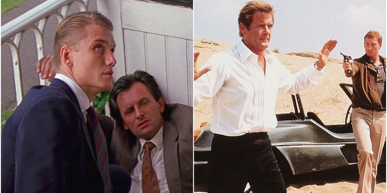 007 – Bersaglio mobile: l’ultimo film con Roger Moore (ritenuto il peggiore dall’attore stesso), e la prima apparizione di Dolph Lundgren
