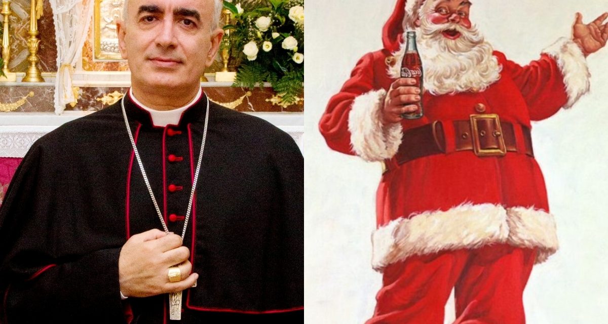 Il Vescovo di Noto infrange i sogni dei bambini: “Babbo Natale non esiste. É simbolo del consumismo”