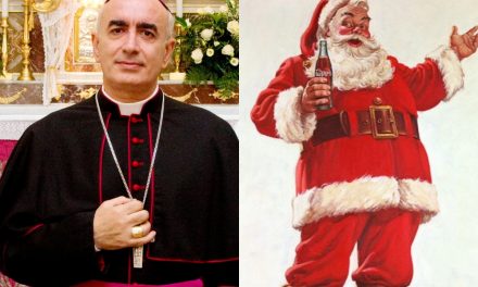 Il Vescovo di Noto infrange i sogni dei bambini: “Babbo Natale non esiste. É simbolo del consumismo”