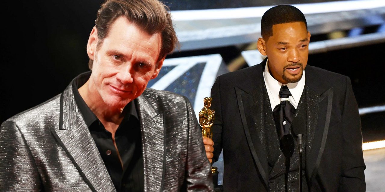 Oscar 2022: Jim Carrey ha schifato la standing ovation al gesto di Will Smith
