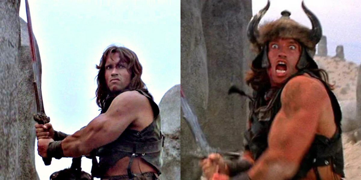 Conan il Barbaro, Schwarzenegger: “Mi infortunai più volte, mi misero 12 punti dopo che un lupo mi tirò giù da una roccia”