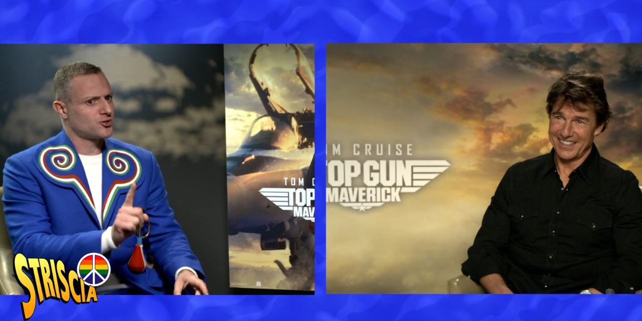 Tom Cruise a Striscia la Notizia: “La missione di Top Gun: Maverick? Farvi venire la pelle d’oca”
