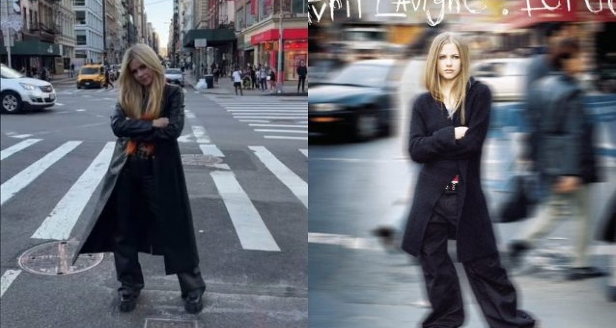 Avril Lavigne ricrea la copertina del suo album d’esordio, ‘Let go’, per celebrare i 20 anni dalla sua uscita
