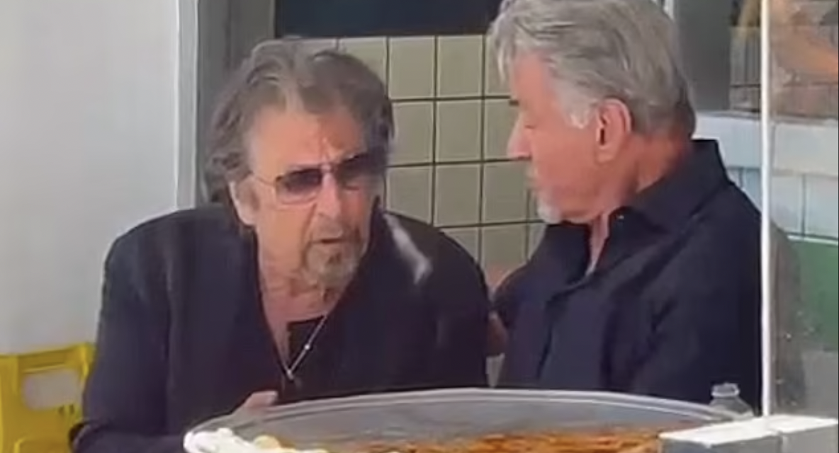 Sylvester Stallone e Al Pacino paparazzati a pranzo insieme (VIDEO)