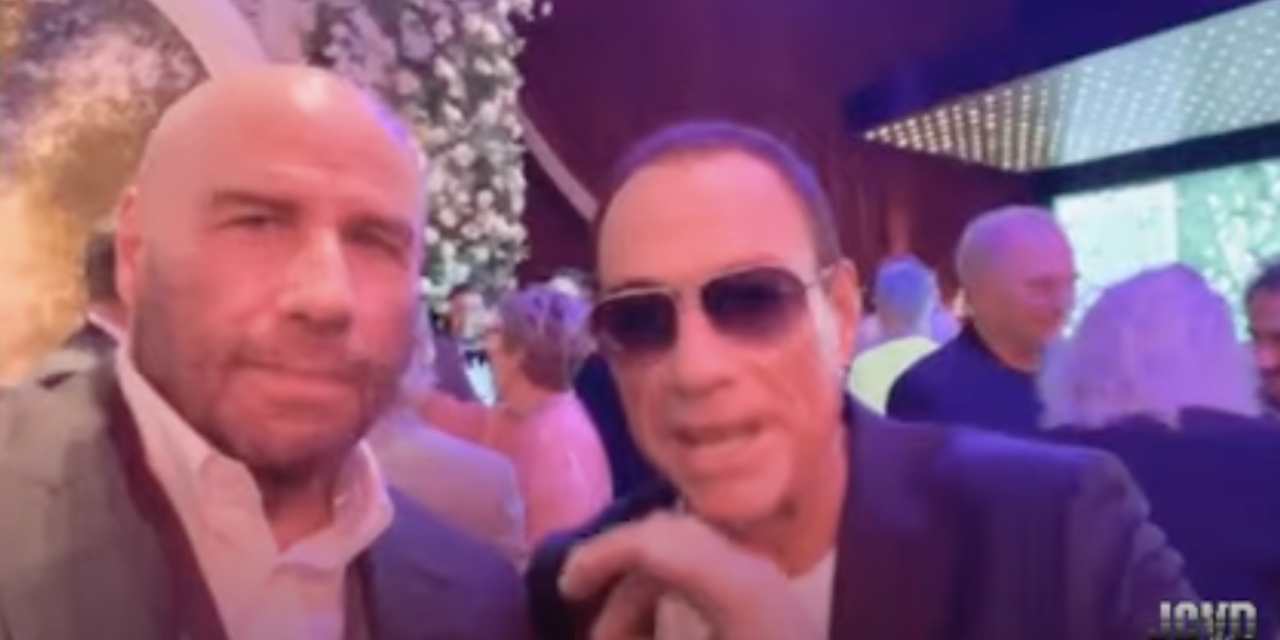 Jean-Claude Van Damme e John Travolta insieme ad un party: “Sei l’attore più carismatico al mondo!”