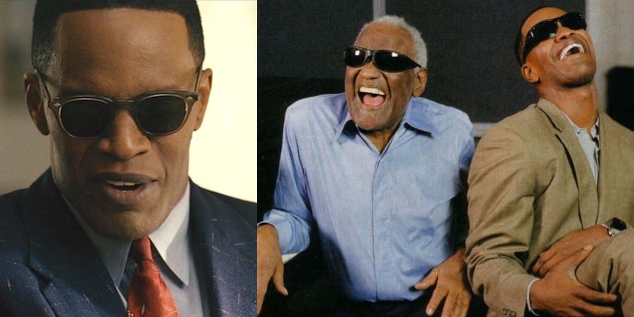 Ray: le lenti a contatto che limitavano la vista a Jamie Foxx, e l’unica scena che non piacque a Ray Charles