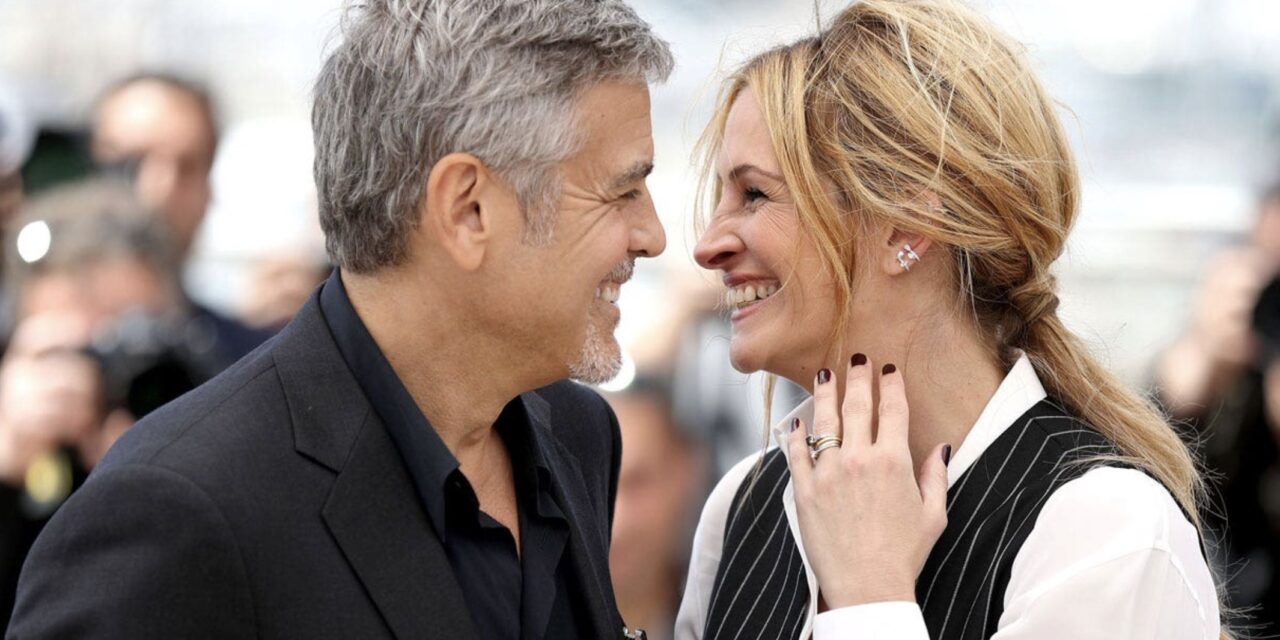 George Clooney e Julia Roberts: “Ci sono volute 80 riprese per girare la scena di un nostro bacio”