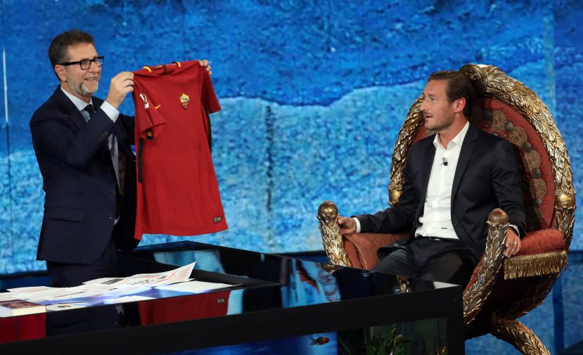 Fabio Fazio: “Totti? Preferirei non intervistarlo”